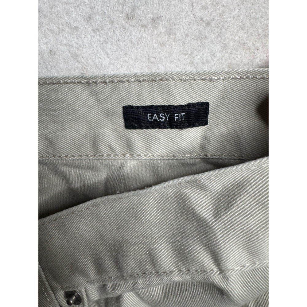 Calvin Klein Jeans Mens Easy Fit Khaki Tan Straight Leg Pants MPLT171C 34x31 - Picture 14 of 16